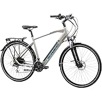 F.lli Schiano E-Wave 28" E-Bike, Bici Elettrica da Trekking con Motore 250W e Batteria al Litio 36V 11,6Ah estraibile, con Sh