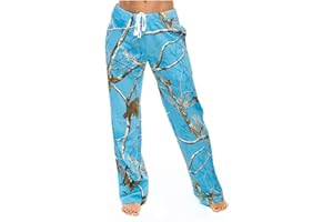 Muscogee Mills Realtree Damen Schlafhose Ap Blue Fish - Blau - X-Groß