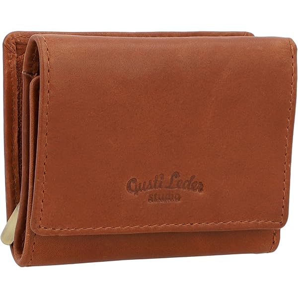 Gusti Leder AVNI - Portemonnee - cognac