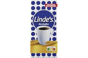 Nestlé LINDE'S KORNKAFFEE, koffeinfrei, mit Gerstenmalz, mild-würziger Geschmack & intensives Aroma ohne Koffein, 1er Pack (1x500g)