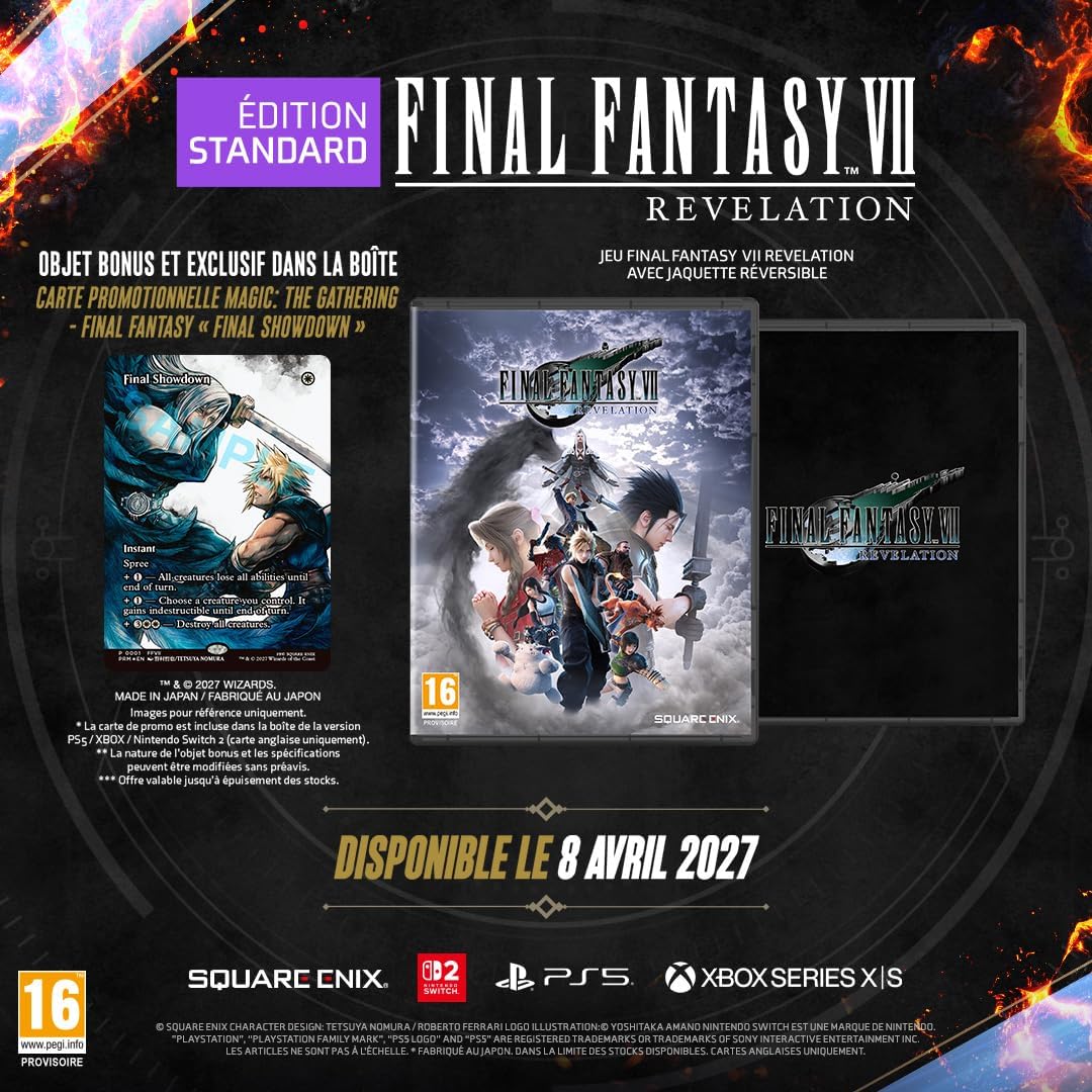 Guide d'Achat 2026 : Pourquoi Choisir le Final Fantasy VII Revelation Magic Card Editi ?