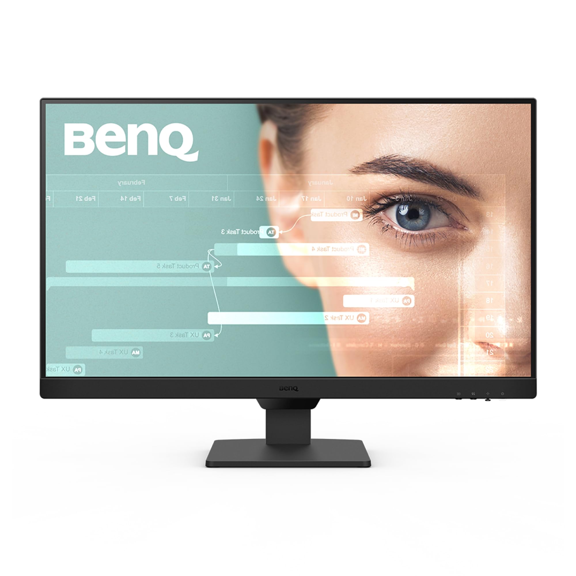 BenQ GW2790 27inch 1080p FHD IPS Monitor, 100Hz,99%sRGB,Eye-careU,Dual HDMI,Display Port,Bezel-less,Eyesafe,VESA MediaSync, B