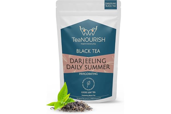 TeaNOURISH Darjeeling Daily Summer Black Tea | Original English Breakfast Tea