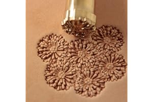 DANDS LTD Aster - Tampon pour cuir - Motif fleur