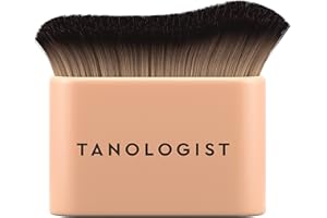 ‎TANOLOGIST Tanologist Kabuki Brush – Gesicht & Körper Pinsel für Selbstbräuner – Streifenfreie Anwendung & Airbrush-Finish – Ideal für Body Beam Serum – Vegan – Konturieren & Verblenden leicht gemacht