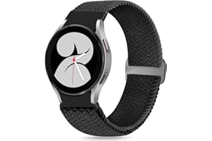 Enkic Geflochtenes Armband Kompatibel mit Samsung Galaxy Watch 7/6/5/4/FE 40mm 44mm/Galaxy Watch 5 Pro 45mm/Watch 6 Classic/Watch 4 Classic, Elastisch Uhrenarmband Sport Ersatzarmband für Herren Damen