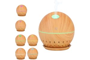 HURRISE Aromatherapy Diffuser, Usb Humidifier Atomizer With Led Light, Whisper-Quiet Operation For Scented Oil Diffusers Rooms Office Home Bedroom Living Room