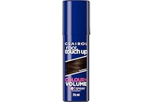 Clairol root touch up color + volume 2 in 1 spray dark medium brown, 75ml