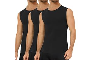 Falechay Pacco da 3 Canottiera Uomo 100% Cotone Canotta