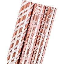 MAYPLUSS Rouleau De Papier Cadeau – Mini Rouleau – 43,2 X 304,8 Cm Par Rouleau – 3 Différents Motifs De Fruits D'été (42,3 M²