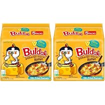 Samyang Buldak Chicken Carbonara Ramen – Mega-Pack 2x650g Mit 10 Portionen, Richtig Scharf & Cremig!