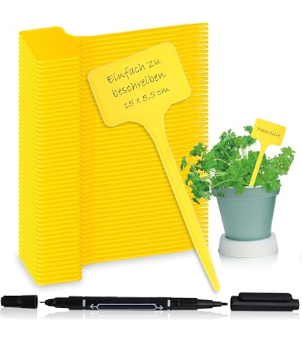 Etichette Per Piante In Alluminio 50 Pezzi: 8x4,6 Cm, Ruvide, Per Orto E Giardino - 4