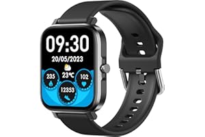 ANCwear Smart Watch for Men and Women, Fitness Tracker with Step Counter, Heart & Sleep Monitoring, 1.83" HD Display, 120+ Sports Modes, Compatible with Android and iOS