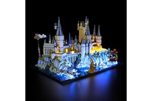 LIGHTAILING Luz para Lego-76419 Castle and Grounds - Kit de iluminación LED Compatible con el Modelo de Bloques de construcción Lego - No Incluye el Juego de Modelo
