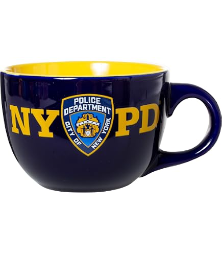 NYPD New York Police Logo Tasse Von Cultzilla - 300 Ml, Spülmaschinenfest, In Geschenkbox