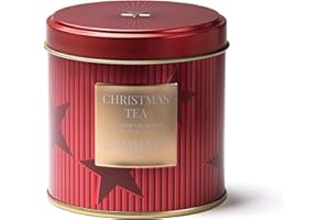 DOMORI Thé de Noël, Thé Noir à l'Orange, Thé de Noël en Boîte, 100g - Dammann Frères