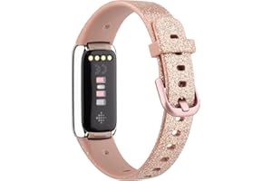 WOOZ Strap compatible with Fitbit Luxe Straps, Classic Replacement Soft Silicone Sport Bands Wristband Colorful Band