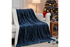 CURECURE Manta Eléctrica 130x180 cm, Manta Térmica con 4 Niveles de Calor, Apagado Automático 6H, Manta Calefactora Grande con Tela Franela Suave para Cama y Sofá