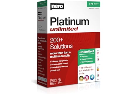 Nero Platinum Unlimited | Retail Box med CD | Videoredigering |… - Amazon Deal & Rabatt