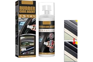 BAVOOTY Rubber Care Agent,Car Rubber Care Solution,Car Rubber Cleaning Agent,Leather Rubber Dirt Cleaning Agent,Rubber Repairer Polishing Agent For Automotive Cleaning,Polishing and Removing Stains,100ML
