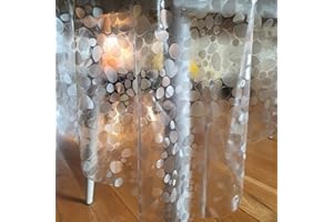 HOME DIRECT Tovaglia da Tavola in PVC, Trasparente, plastificata, Proteggi tavolo, Rettangolare 140 x 180cm