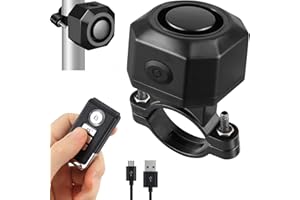 Rupse Allarme Antifurto per Bici Moto con Telecomando,Impermeabile Allarme Moto Bicicletta Antifurto,Ricaricabile Batteria 110 dB Super Forte
