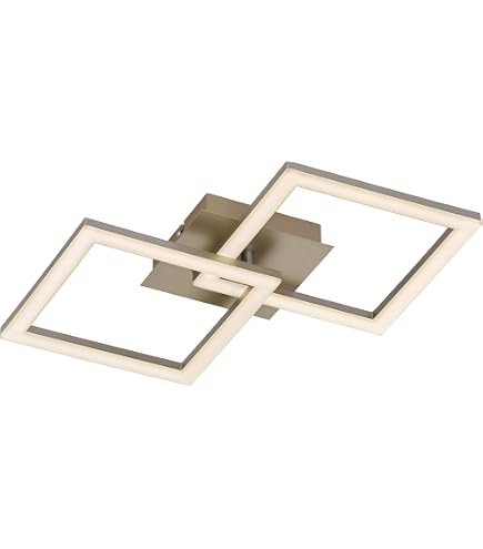 EGLO Sarginto LED Deckenleuchte – 2-flammig, Schwarz/weiß, Minimalistisch, Warmweiß 3000K