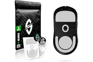 SensoryBoost FPS 2.0 Glides para Logitech G Pro X Superlight 2 (2 Juegos) Pies de ratón de Repuesto - Perfil Plano, máxima precisión, autopulir, Duradero y Ajuste