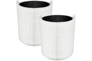 HYEPNED Genuine HEPASilent Replacement Filter for Blue Pure 511 Air Purifier – Removes 99.97 Percent of Pollen, Dust, Pet Dander, Mould, Bacteria and Viruses Activated Carbon Reduces VOCs (2)