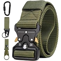 JUKMO Cintura tattica militare da escursionismo Rigger da 3,8 cm, in