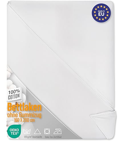 Green Mark Drap Plat 100% Coton – Drap Classique Sans