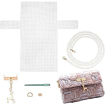 10 Stück Plastic Canvas 20x30cm - Kunststoffgitter Zum Sticken & Basteln