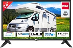 RCA RS32H2 Smart TV 32 Pulgadas (80 cm) Android Televisores - Hey Google Official Assistant, Chromecast, Google Play Store, Disney+, WiFi, Triple Tuner (DVB-C/T2/S2)