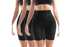 Sanpetix Gym Shorts for Women, High Waisted Cycling Shorts for Runing Yoga Workout Sport