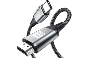 AVIBREX Cavo USB C a HDMI 2M (4K@60Hz),Cavo USB Tipo C a HDMI 4K UHD Compatibile Thunderbolt 3/4/5 con i Phone17 16 15 Pro/Max,MacBook Pro/Air, iPad Air, iPad Pro,Samsung S25 S24 a S8,iMac,XPS,Surface,Dell,HP