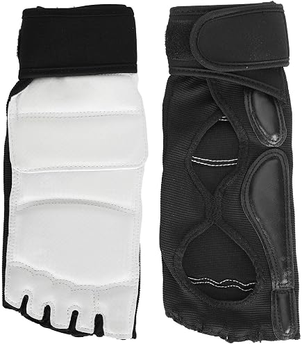 LangRay Taekwondo Sparring Foot Guards - Martial Arts Protective Gear For Kickboxing, MMA & Karate Training