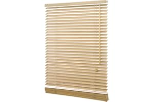Ventanara, żaluzja drewniana 35 mm, z prawdziwego drewna 40 x 130 cm naturalny