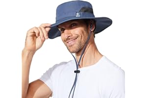 G GIEPHT Wide Brim XL Extra Large Big Head Plus Size Oversized Sun Protection Bucket Hat Strap String Fishing Hiking Men and Women