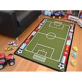 A2Z 4 Kids® Childrens Large Football Pitch Play Mat. Size 80cm x 120cm
