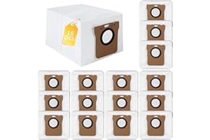 LCXCXY Lot de 16 sacs à poussière pour Dreame L10s Ultra / L10 Ultra / L20 Ultra, pour Xiaomi X10+ / X20+, grande capacité de 2,5 L ensemble d'accessoires pour sacs d'aspirateur, pour Dreame et Xiaomi