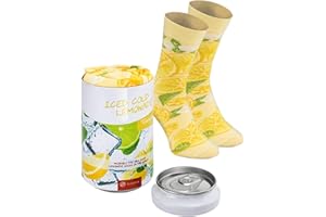Rainbow Socks - Femmes Hommes Chaussettes une Canette de Lemoniade Froide
