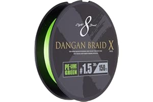 MAJOR CRAFT - Cuerda trenzada de 8 hebras de alta resistencia, 150 m, color verde