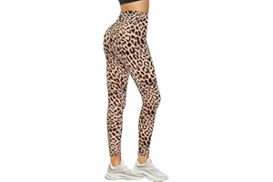 DDOBB Leggins Mujer Pantalon Deporte Mallas Push Up Leggings Elásticos Reducir Vientre Fitness de Cintura Alta para Running Yoga