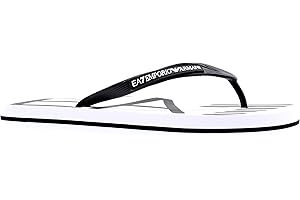 Emporio Armani EA7 Hombre Chanclas de Dedo Bianco