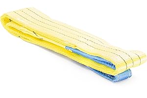 ALFA LOGISTIK Sangle de Levage 3t WLL 2m Circuit avec Passants - Polyester Sangle Levage 3000kg - Sangles de Levage