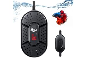 AQQA Riscaldamento dell'acquario con display a LED, regolatore di temperatura regolabile (15w)