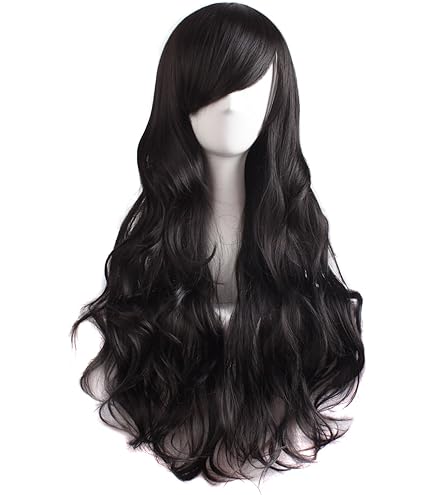 Peluca De Cleopatra Negra Con Trenzas Y Perlas Doradas, Pelo Sintético, Talla única, Ideal Para Fiestas Temáticas Y Carnaval