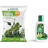 Genta Yeşil Yapraklı Bitki Bakım Seti - Yeşil Bitki Toprağı - Yeşil Bitki Besini