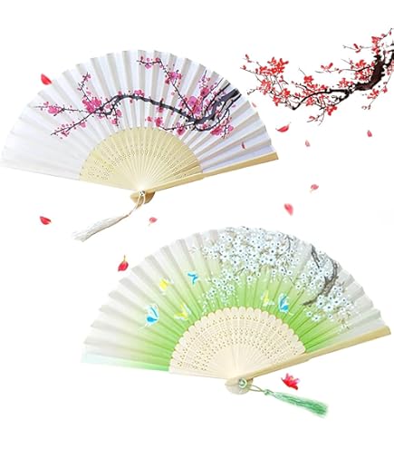 Ventagli Pieghevoli Rotondi - Confezione Da 3, Leggeri E Portatili, Per Estate E Shopping - Foto 9