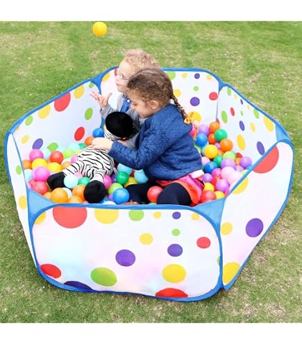 RAM ONLINE Lot De Boules Multicolores Pour Maison – 5 Cm – PVC Sans Phtalate, BPA, Plomb – Piscine à Balles Ou Jeux